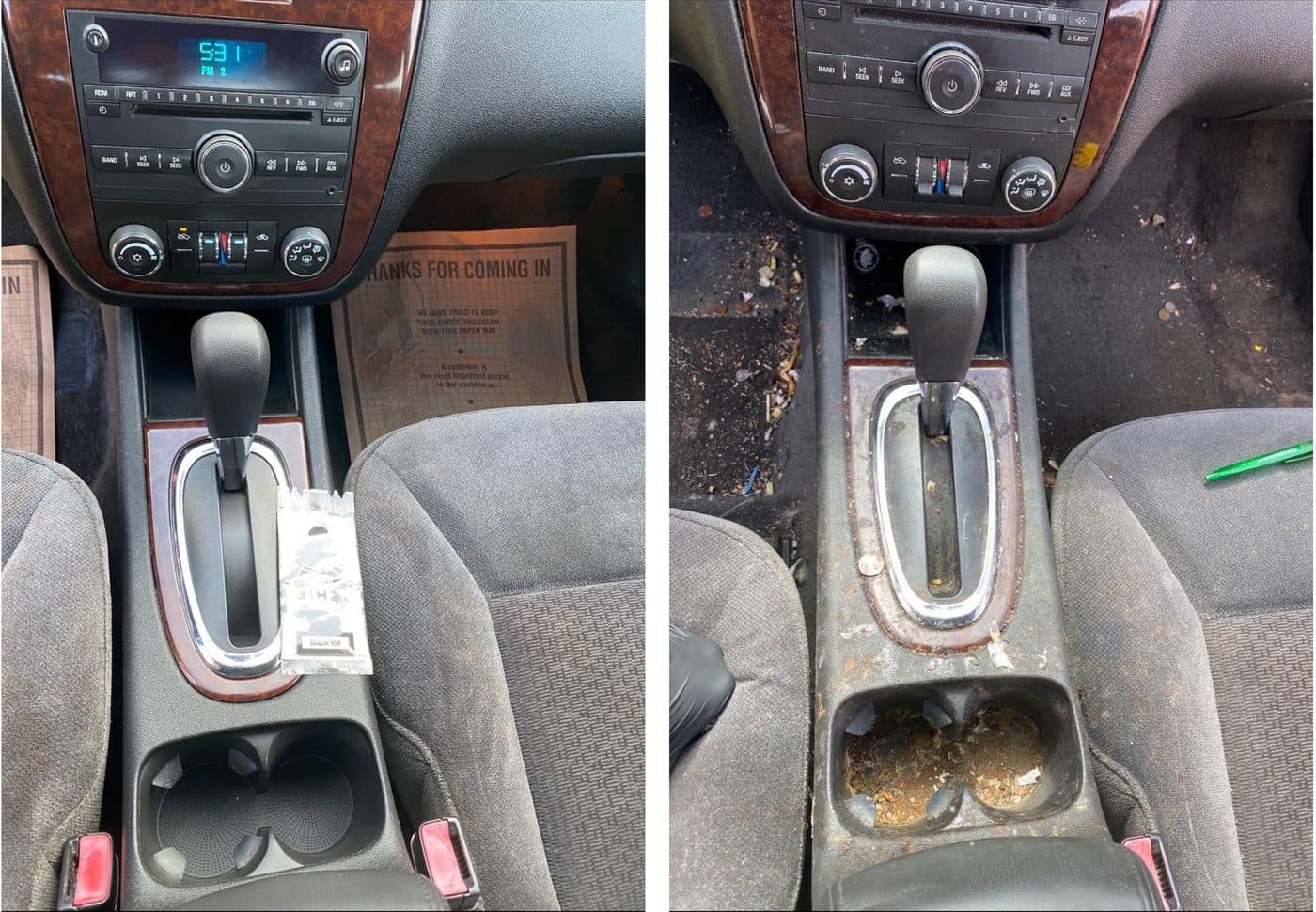 Recently detailed customer vehicle