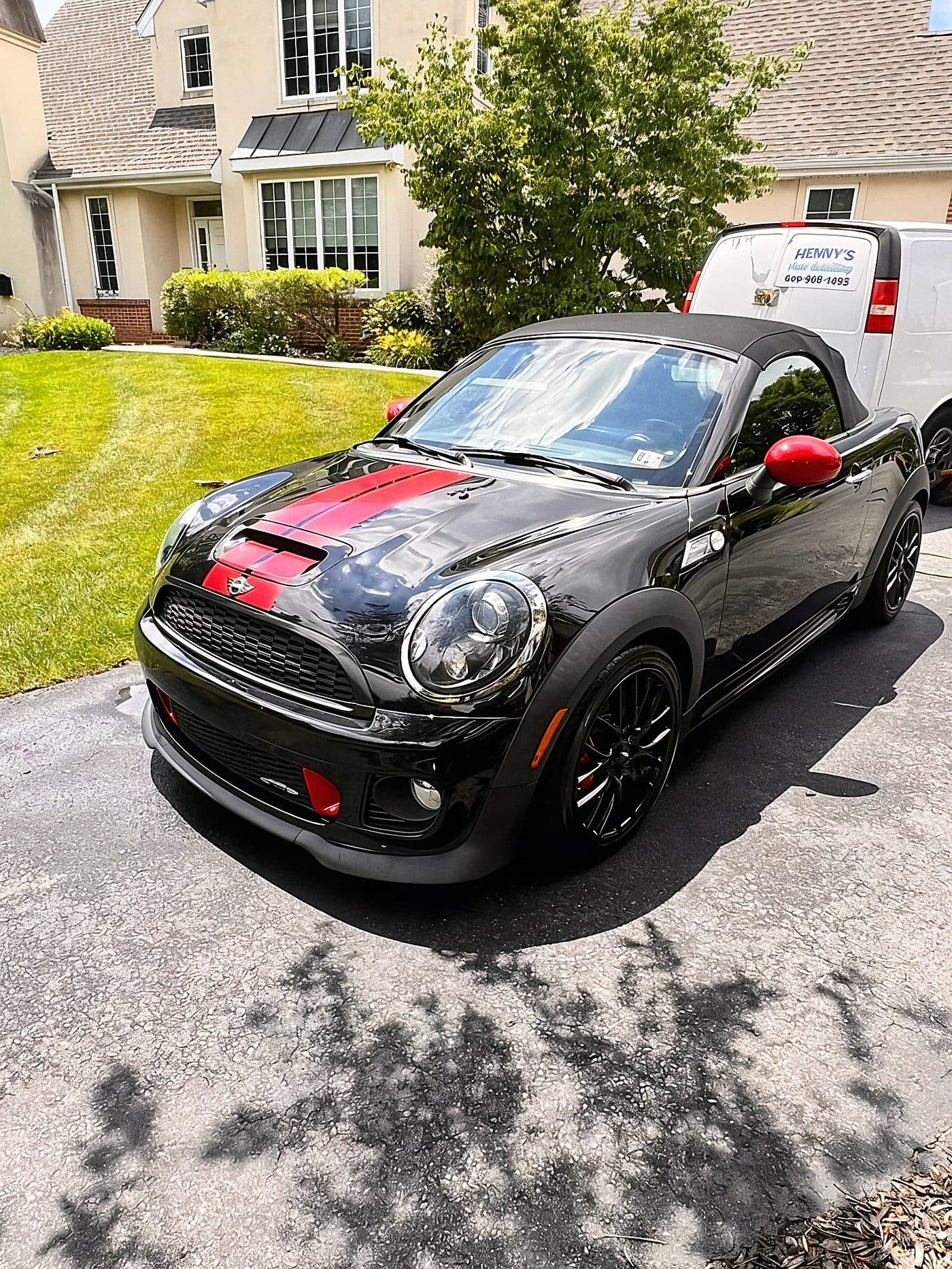 Detailed customer vehicle 14